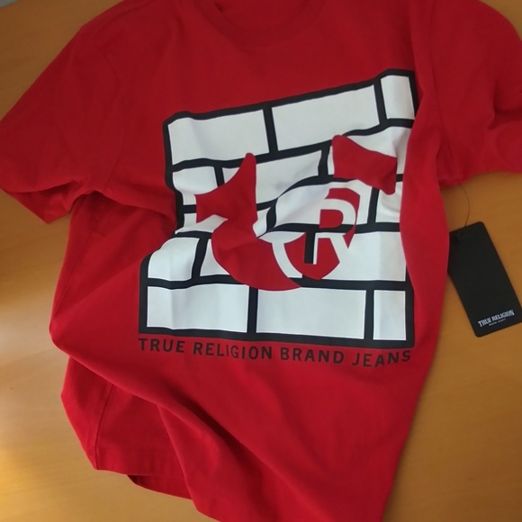 True Religion BRICK HS Logo Tee | Mens Sm - Picture 5 of 6